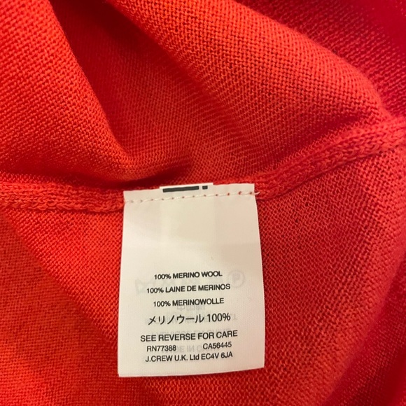 J. Crew Bold orange Sweater - Picture 6 of 6